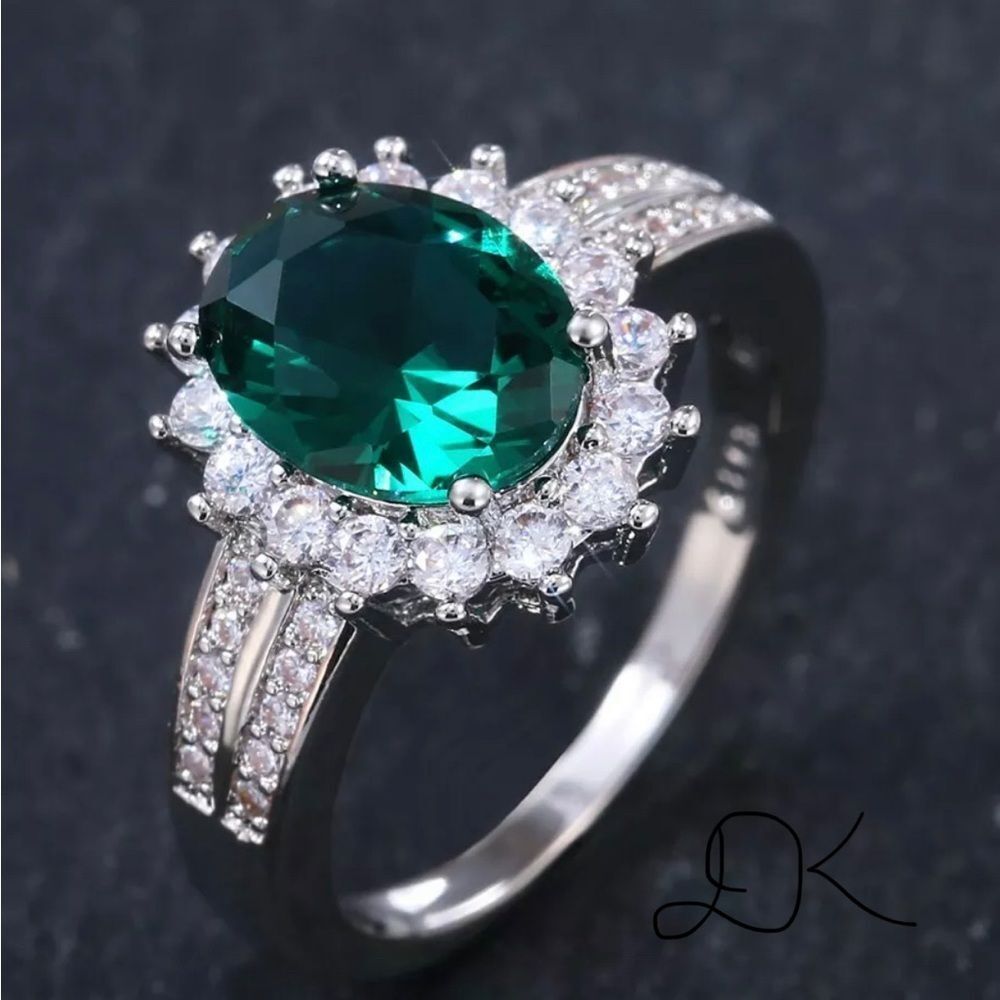 DENKAYS PRINCESS CUT BRIDAL WEDDING RING